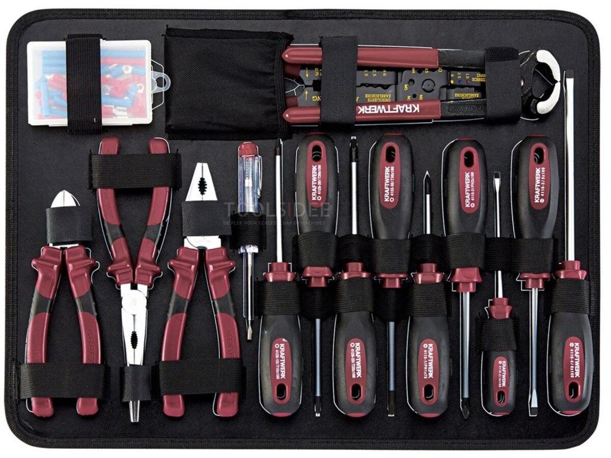 Kraftwerk fyldt værktøjskasse 263 stk 