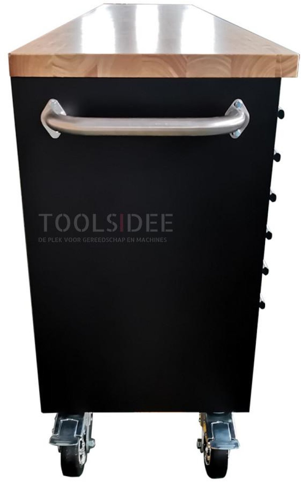 HBM værktøjsvogn , træbordplade, 258 cm, sort HBM værktøjsvogn , træbordplade, 258 cm, sort