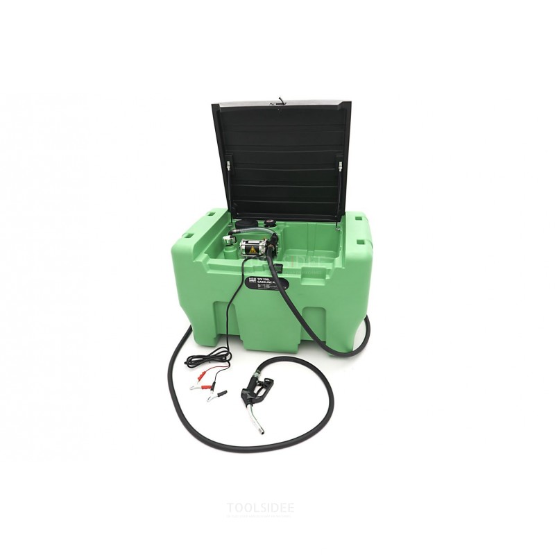 HBM 12 Volt 330 Liter petrol pump with tank and lid HBM 12 Volt 330 Liter petrol pump with tank and lid