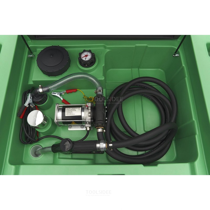 HBM 12 Volt 330 Liter petrol pump with tank and lid HBM 12 Volt 330 Liter petrol pump with tank and lid
