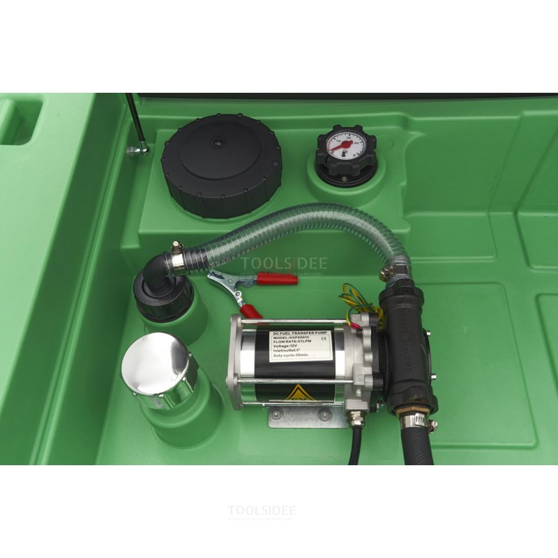 HBM 12 Volt 330 Liter petrol pump with tank and lid HBM 12 Volt 330 Liter petrol pump with tank and lid
