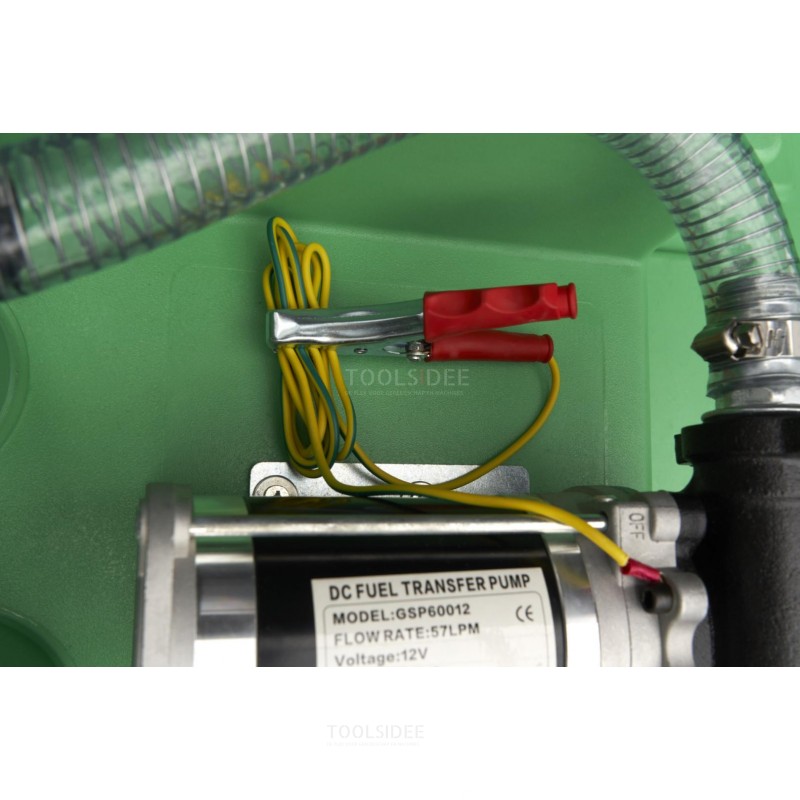 HBM 12 Volt 330 Liter petrol pump with tank and lid HBM 12 Volt 330 Liter petrol pump with tank and lid