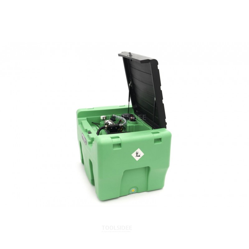 HBM 12 Volt 330 Liter petrol pump with tank and lid HBM 12 Volt 330 Liter petrol pump with tank and lid