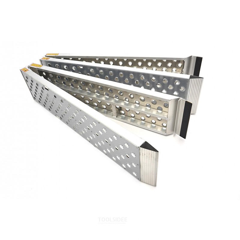 rampe hbm aluminium double 1360 kg 3050 mm x 355 mm 