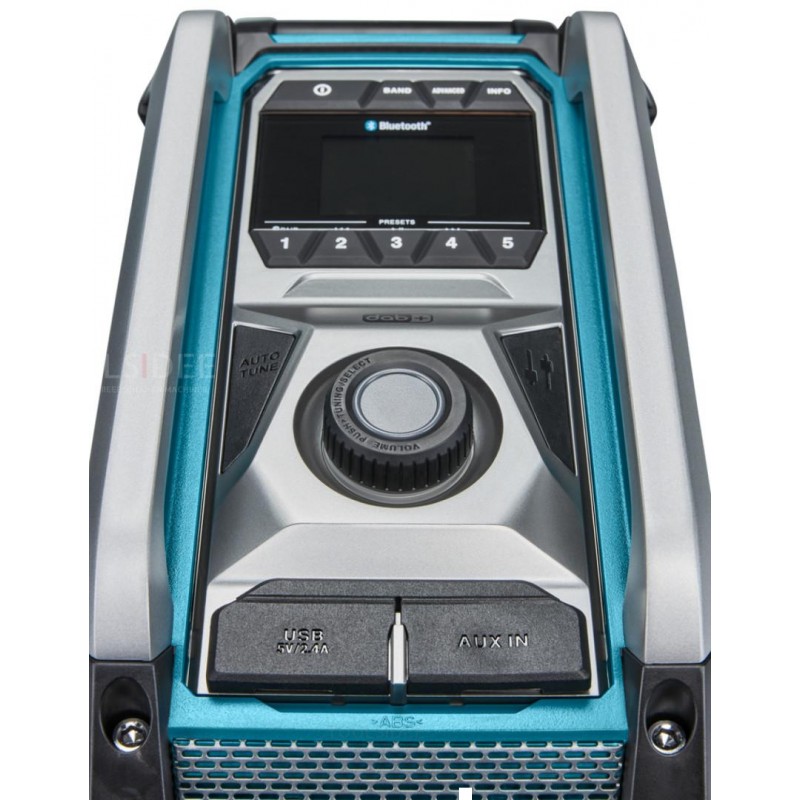 Makita batterikonstruksjon radiokotelo, FM DAB, DAB+, Bluetooth, MR007GZ 