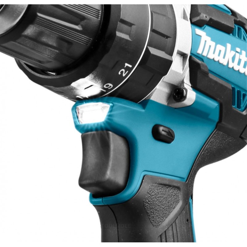 Makita Slagbor-/skrupulshus, 18 volttia, DHP484ZJ 