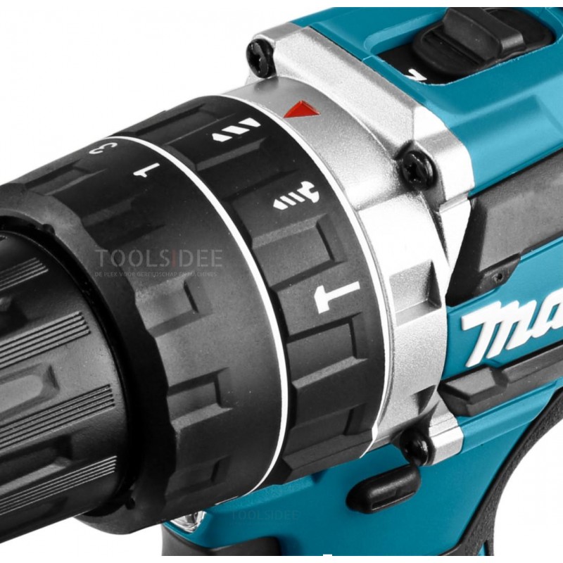Makita Slagbor-/skrupulshus, 18 volttia, DHP484ZJ 