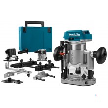 Makita Topp- och kantfräskropp, 18 Volt, DRT50ZJX9 