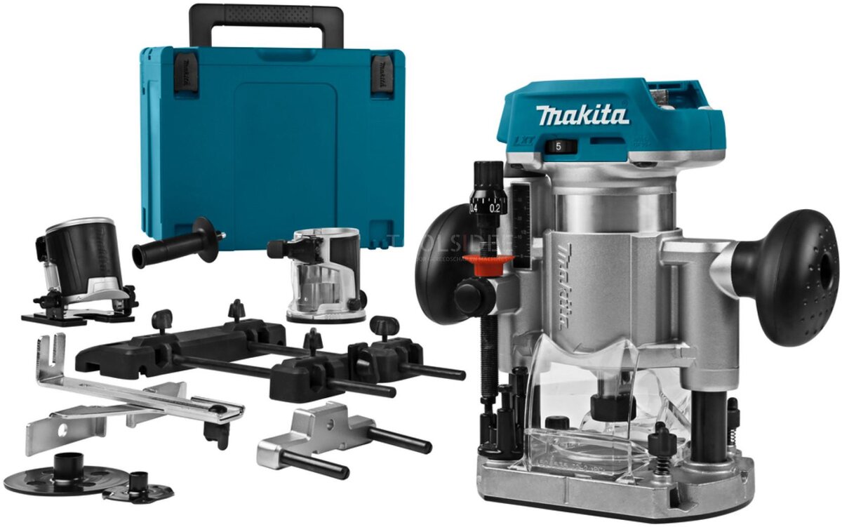 Makita Topp- och kantfräskropp, 18 Volt, DRT50ZJX9 