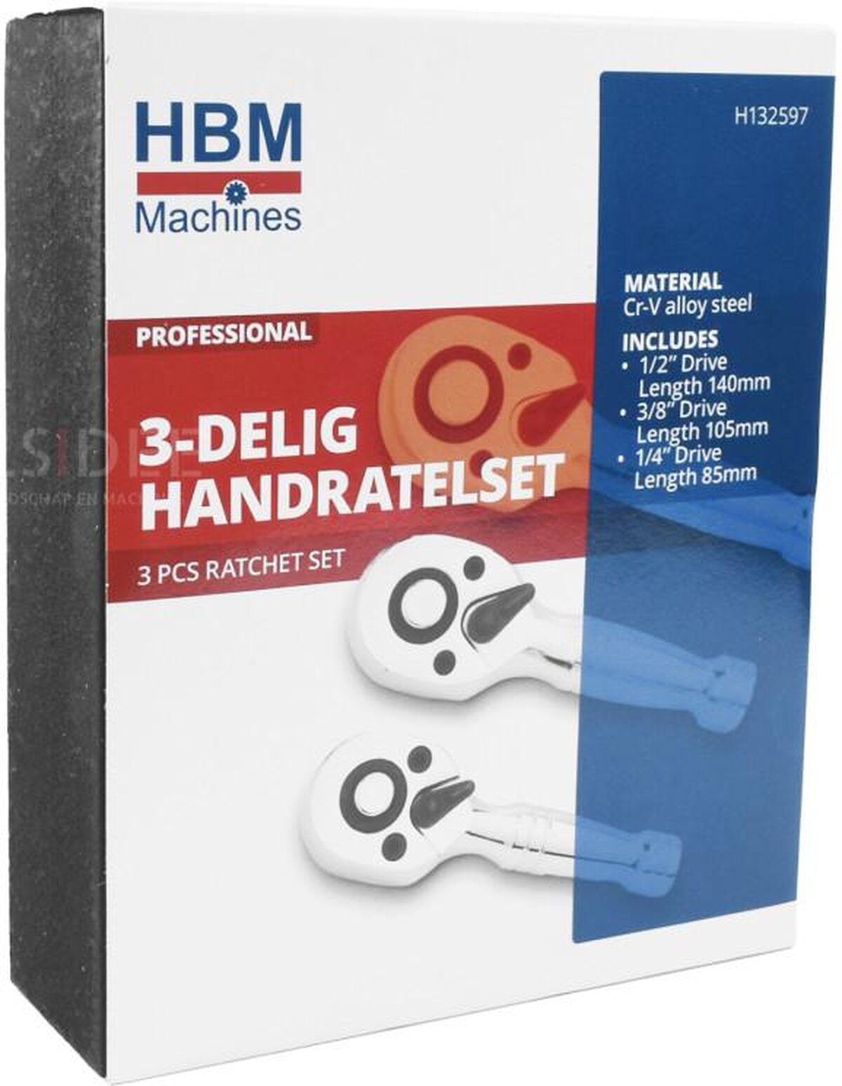 HBM 3-delt håndskrallesett 