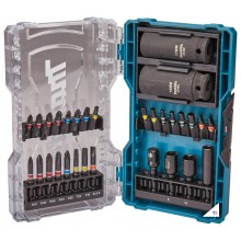 Makita screwdriver bit set with impact sockets 30-piece, E-070 