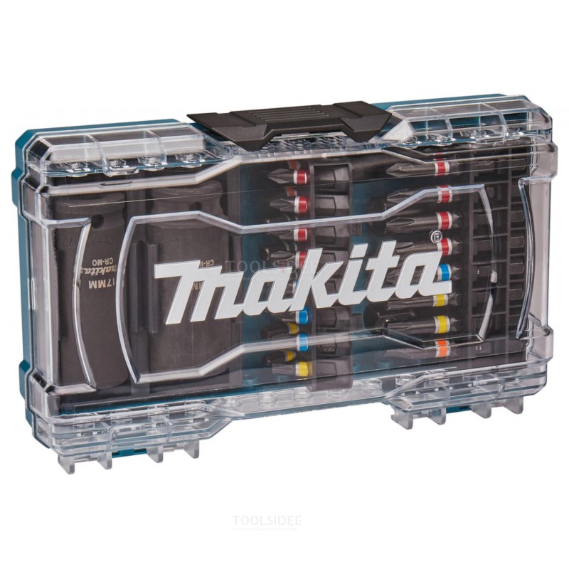 Makita screwdriver bit set with impact sockets 30-piece, E-070 
