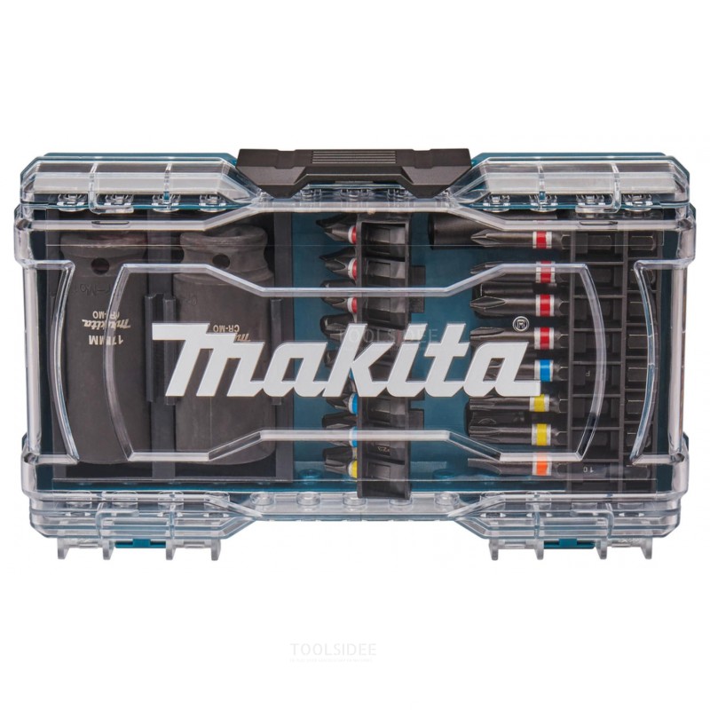 Makita screwdriver bit set with impact sockets 30-piece, E-070 