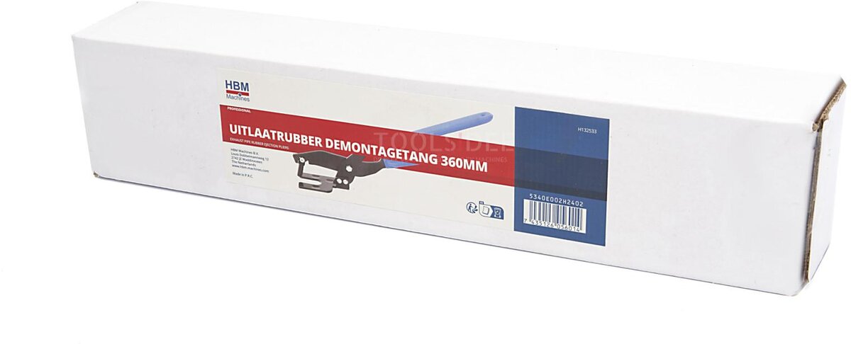 HBM udstødningsgummi tang 360 mm 