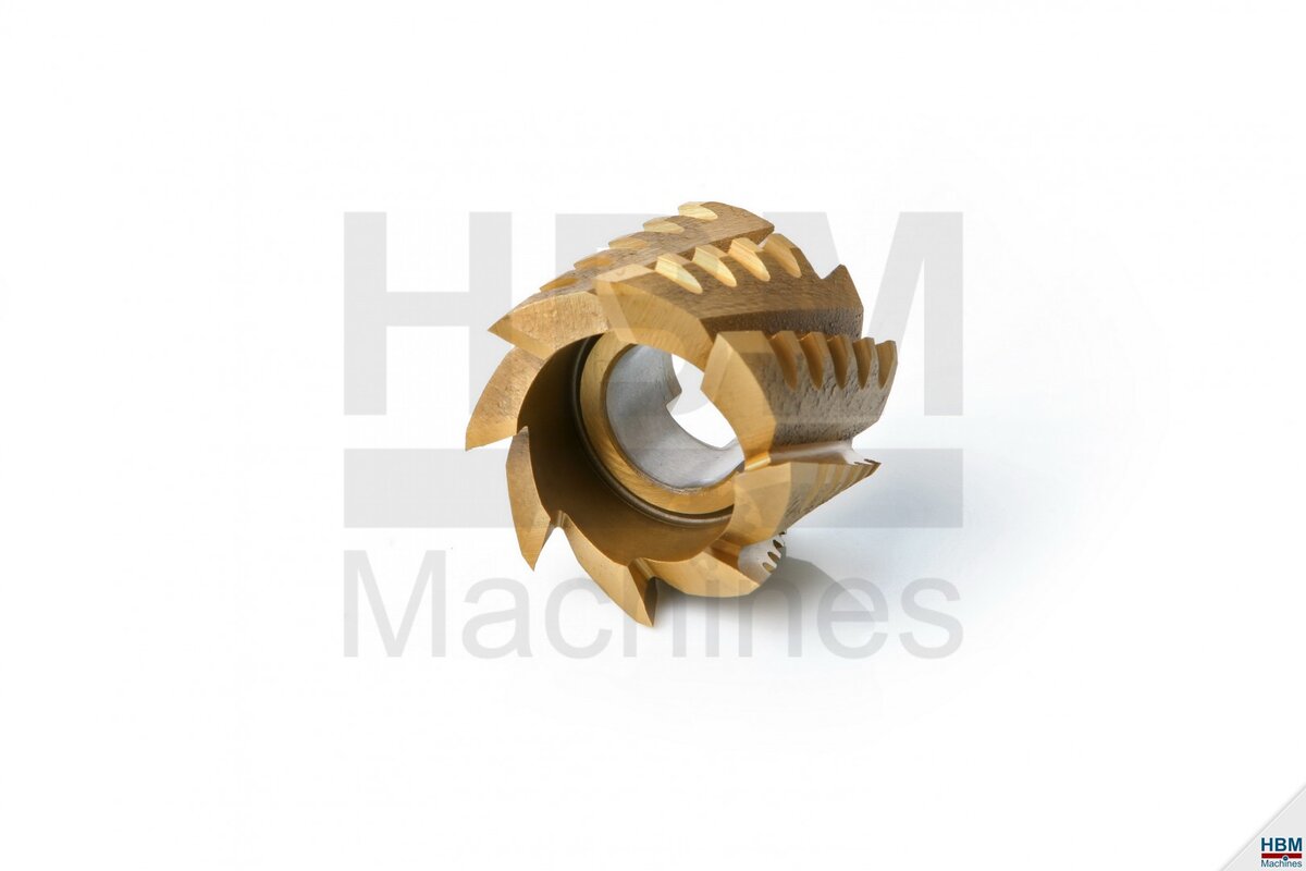 HBM HSS - Tin Gecoate Mantelkopfrees 40 mm - Ruw