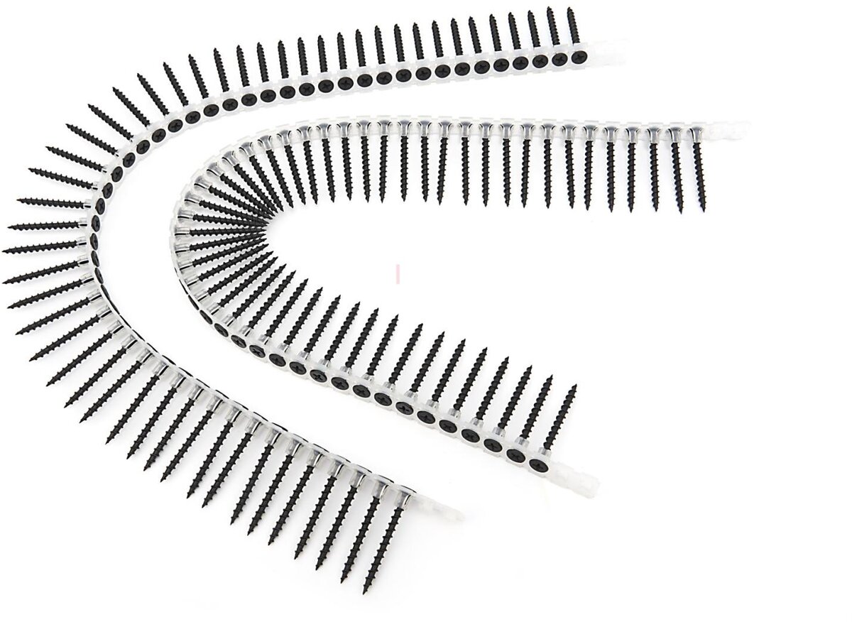 HBM hurtigbyggende skruer på tape, 3,9 x 45 mm, 50 x 20 strimler 