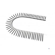 HBM hurtigbyggende skruer på tape, 3,9 x 45 mm, 50 x 20 strimler 