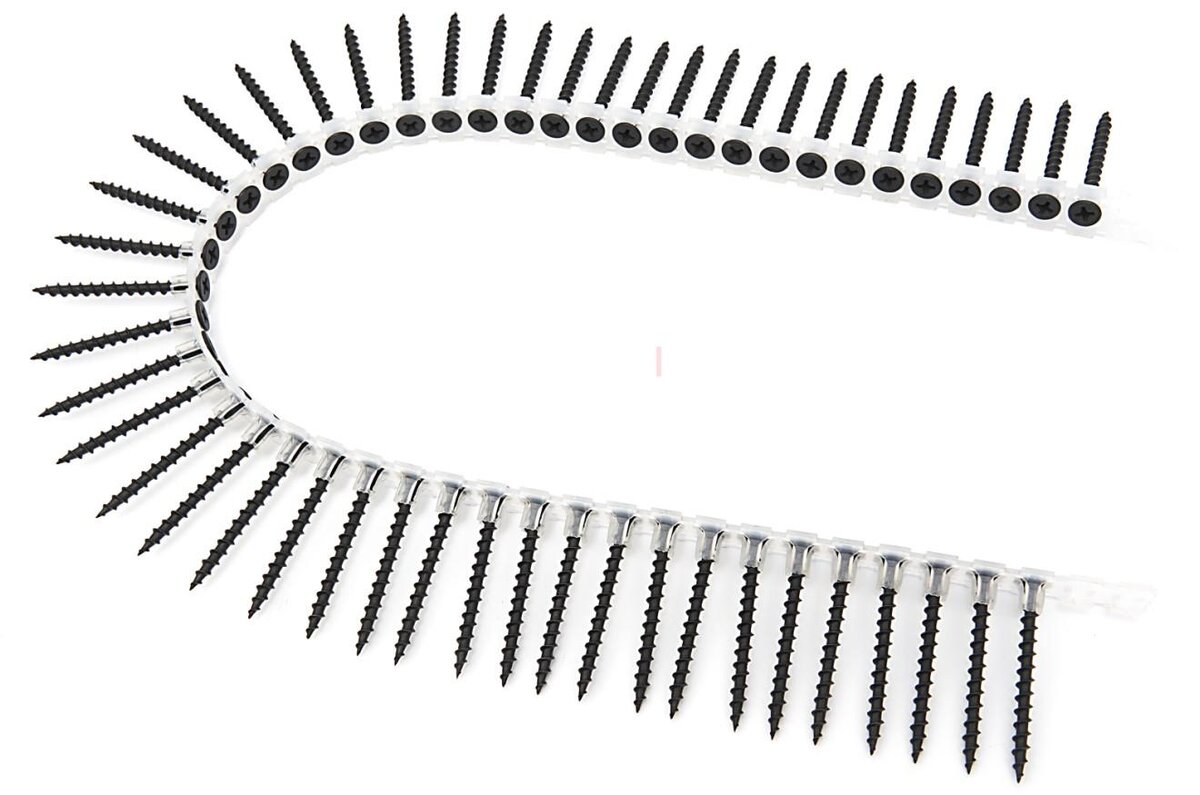 HBM hurtigbyggende skruer på tape, 3,9 x 45 mm, 50 x 20 strimler 