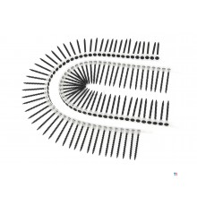 HBM hurtigbyggende skruer på tape, 3,9 x 55 mm, 50 x 20 strimler 