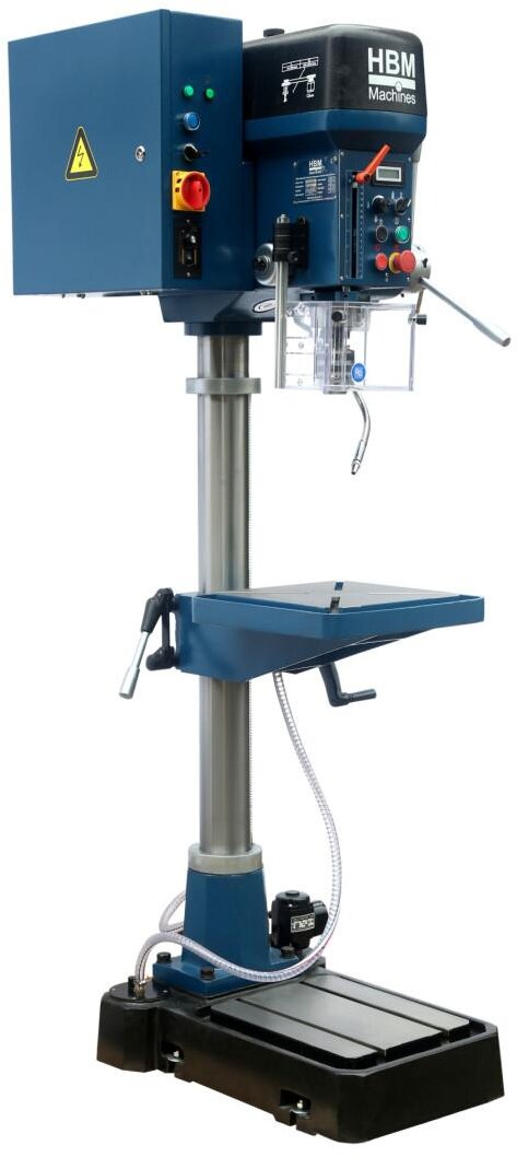 HBM industrielle variable Säulenbohrmaschine Deluxe 32 mm, 230 Volt 