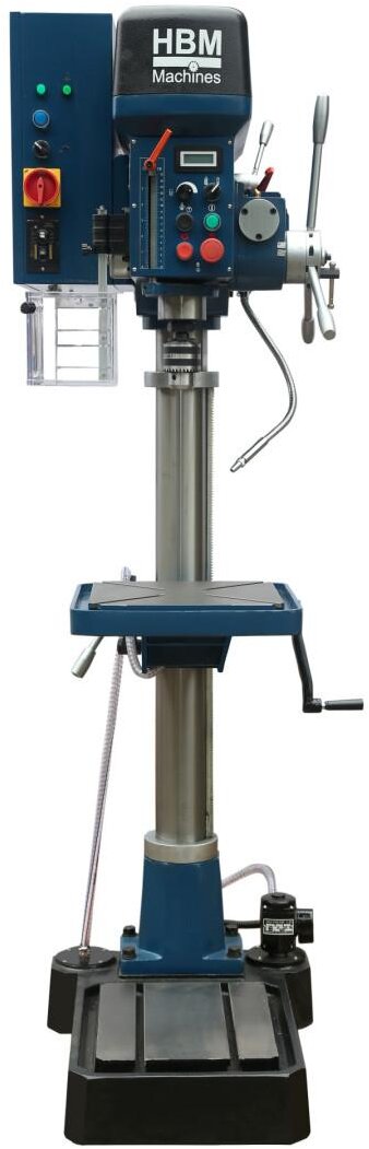 HBM industrielle variable Säulenbohrmaschine Deluxe 32 mm, 230 Volt 