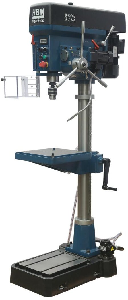 HBM industrielle variable Säulenbohrmaschine Deluxe 32 mm, 230 Volt 