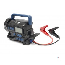HBM jump starter with air compressor 