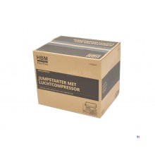 HBM jump starter with air compressor 