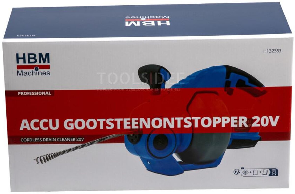 HBM batteriavløpsfjerner 20 Volt Power20 HBM batteriavløpsfjerner 20 Volt Power20