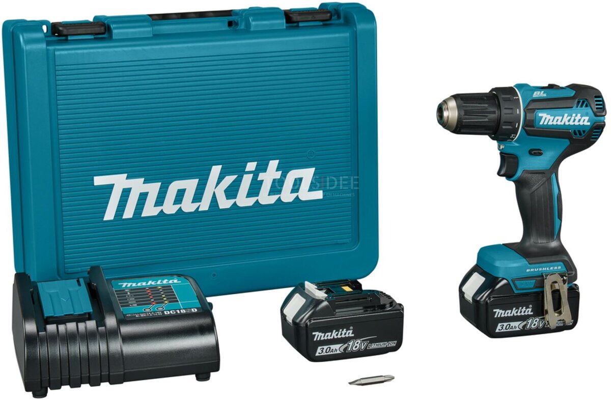 Makita Akku-Bohrschrauber 18 Volt, 3,0 Ah, DDF485SFE 