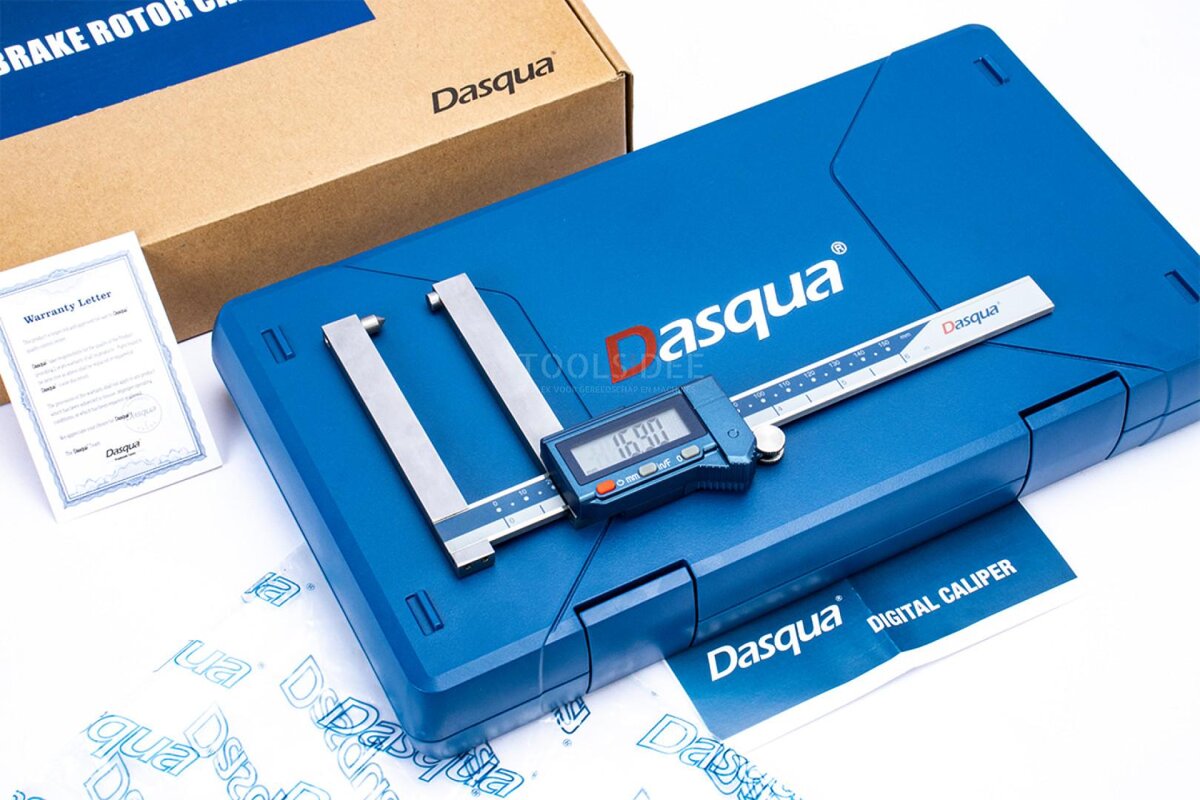 Dasqua digitales Scheibenbremsen-Dickenmessgerät 2240-0006 