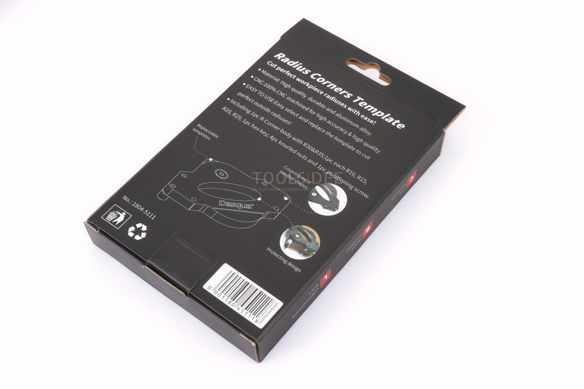 Dasqua hjørneradius skabelon 1804-5111 