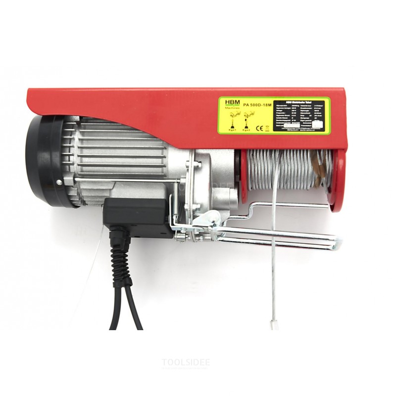HBM 500 kg Electric Hoist 18 meters 