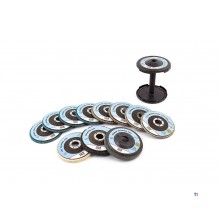 Hbm 11-delt slibning / slibning og poleringssæt til vinkelsliberen Hbm 11-delt slibning / slibning og poleringssæt til vinkelsliberen