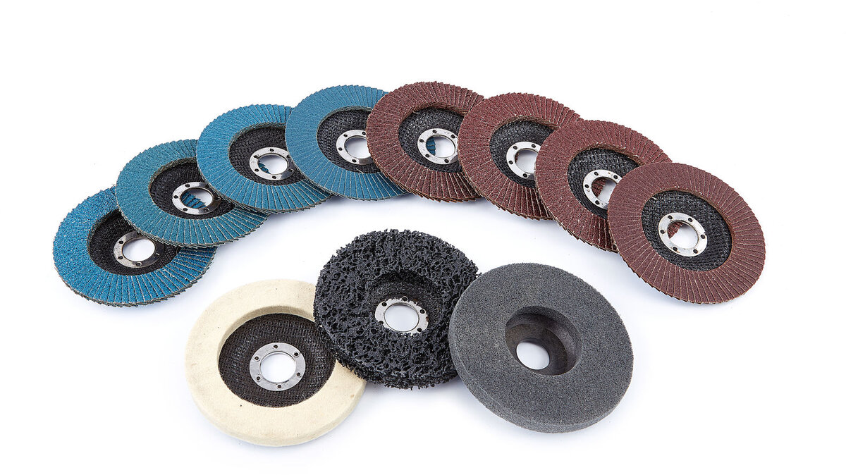 Hbm 11-delt slibning / slibning og poleringssæt til vinkelsliberen Hbm 11-delt slibning / slibning og poleringssæt til vinkelsliberen