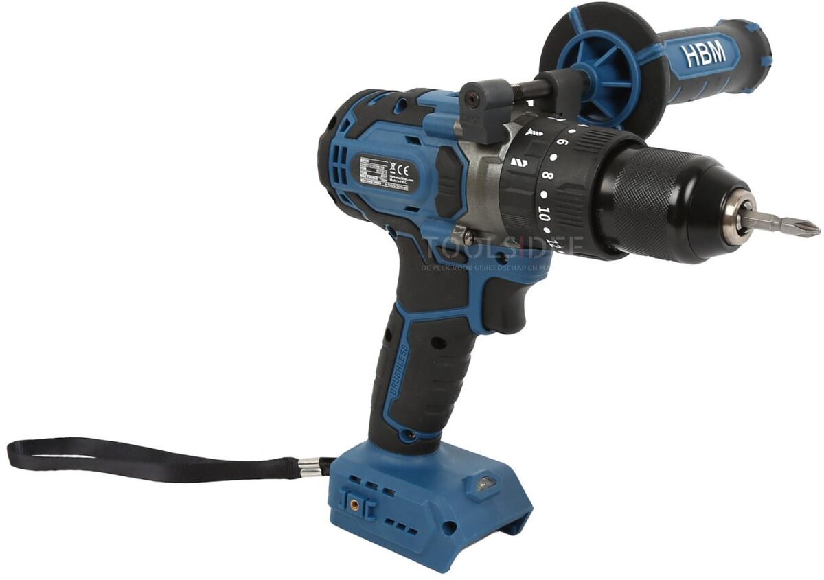 HBM Akku-Bohrschrauber mit Schlagfunktion 20 Volt Power20 HBM Akku-Bohrschrauber mit Schlagfunktion 20 Volt Power20