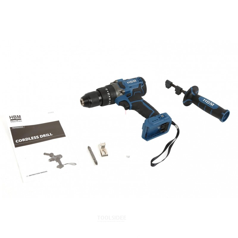 HBM akku boremaskine med slagfunktion 20 Volt Power20 