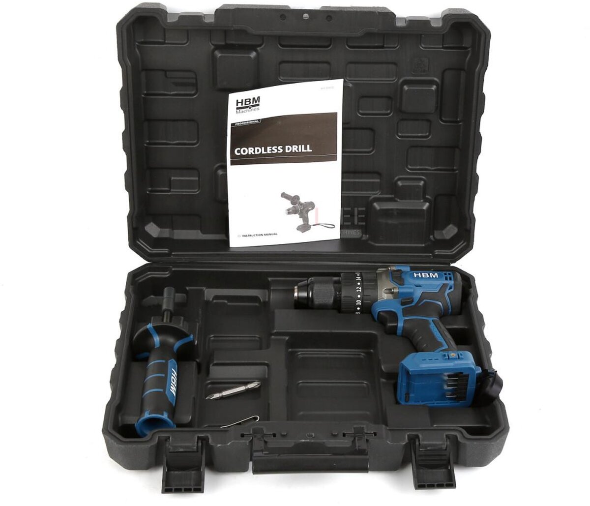 HBM Akku-Bohrschrauber mit Schlagfunktion 20 Volt Power20 HBM Akku-Bohrschrauber mit Schlagfunktion 20 Volt Power20