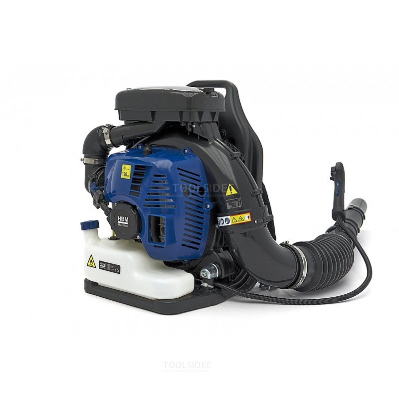 HBM backpack leaf blower 79.4 cc 2-stroke petrol 
