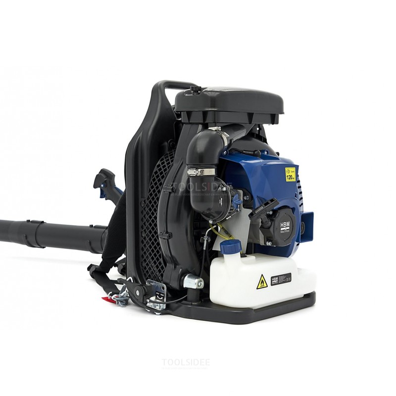 HBM backpack leaf blower 79.4 cc 2-stroke petrol 