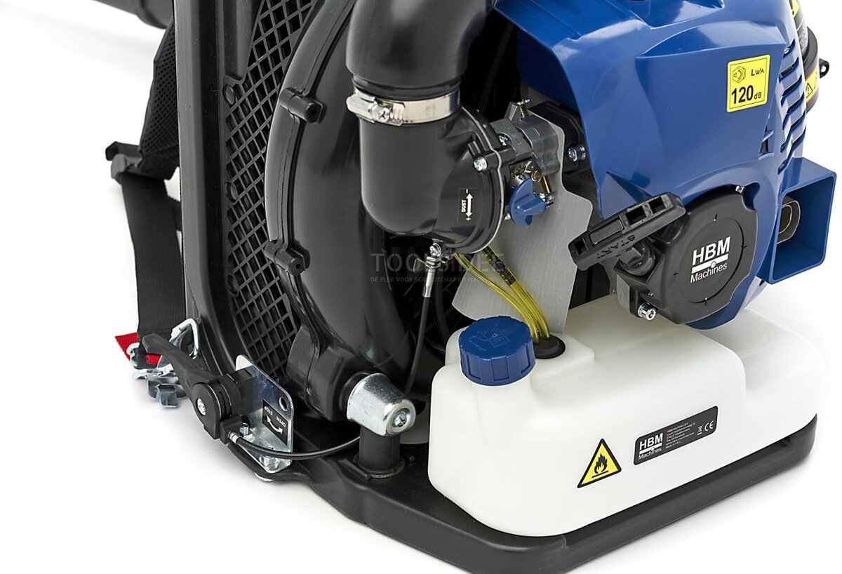 HBM rygsæk løvblæser 79,4 cc 2-takts benzin HBM rygsæk løvblæser 79,4 cc 2-takts benzin
