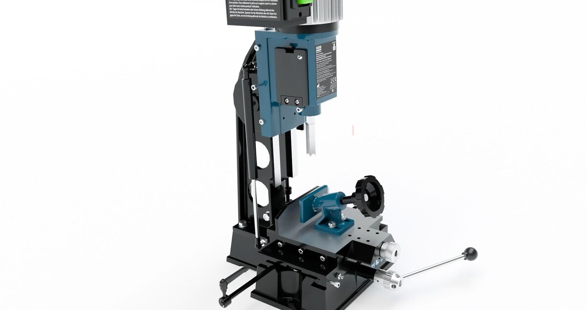 HBM square hole table drill 370 Watt 