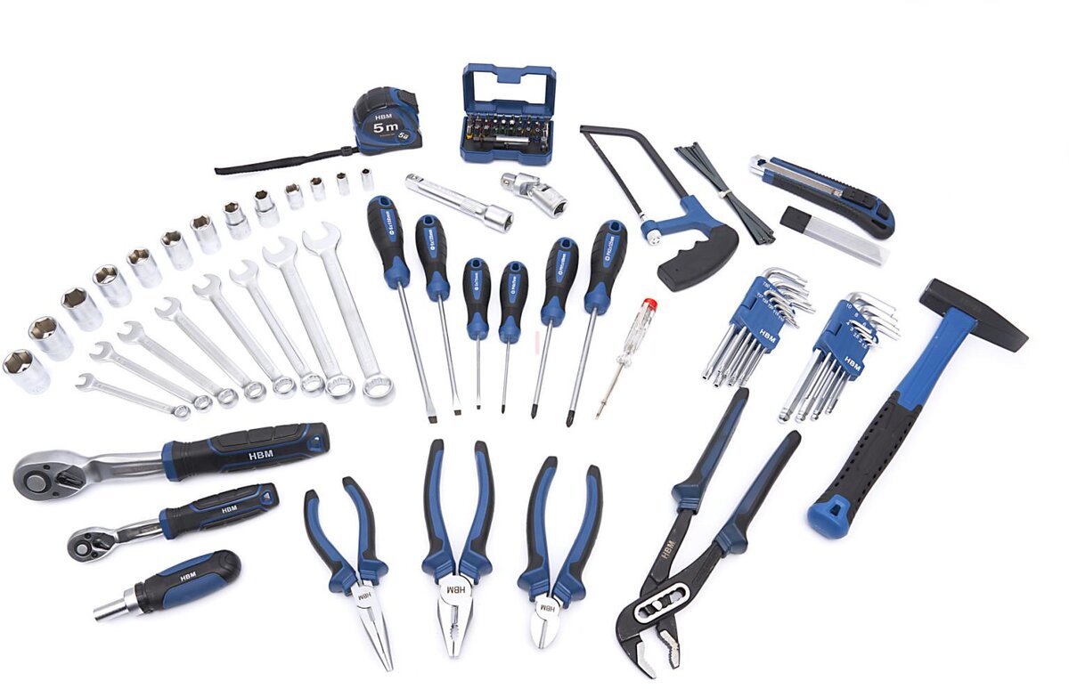 HBM gevulde gereedschapskoffer 111-delig 
