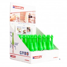 Edding Marker tiefe Löcher E-8870 Display grüne Kappe 30 Stk