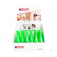 Edding Marker tiefe Löcher E-8870 Display grüne Kappe 30 Stk