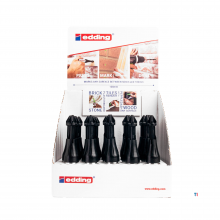 Edding Marker tiefe Löcher E-8875 PRO Display schwarze Kappe 30 Stk Edding Marker tiefe Löcher E-8875 PRO Display schwarze Kappe 30 Stk