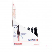 Edding Marker tiefe Löcher E-8875 PRO Display schwarze Kappe 30 Stk Edding Marker tiefe Löcher E-8875 PRO Display schwarze Kappe 30 Stk