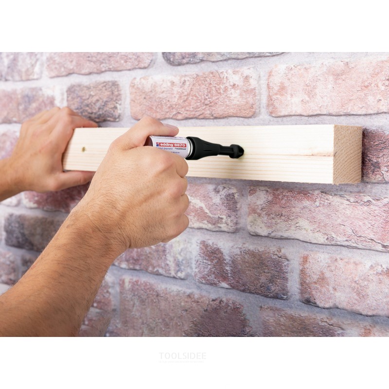 Edding Marker dybe huller E-8875 PRO sort hætte