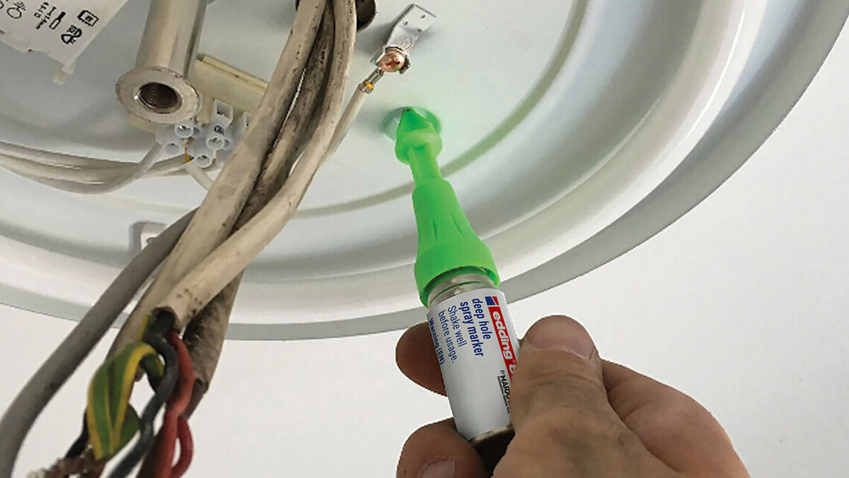 Edding Marker tiefe Löcher – Markierungsspray Edding Marker tiefe Löcher – Markierungsspray