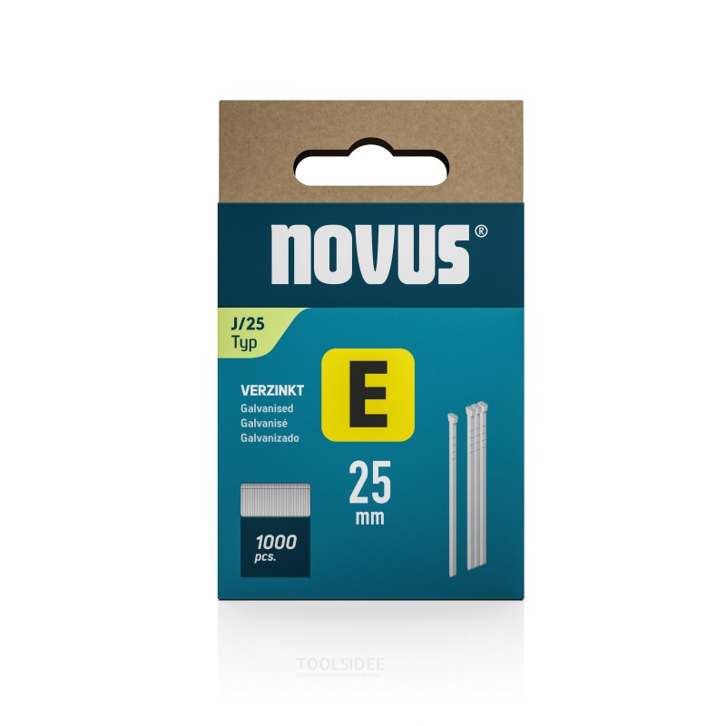 Novus Tacker -piikkuri EJ/25mm (1000 tikkua)